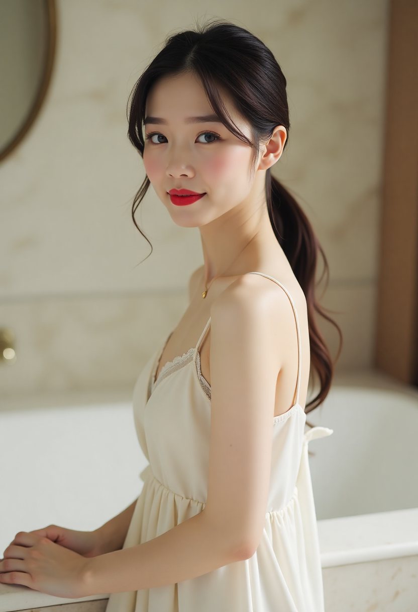 我的可爱女友剧照,录音室里的两人
